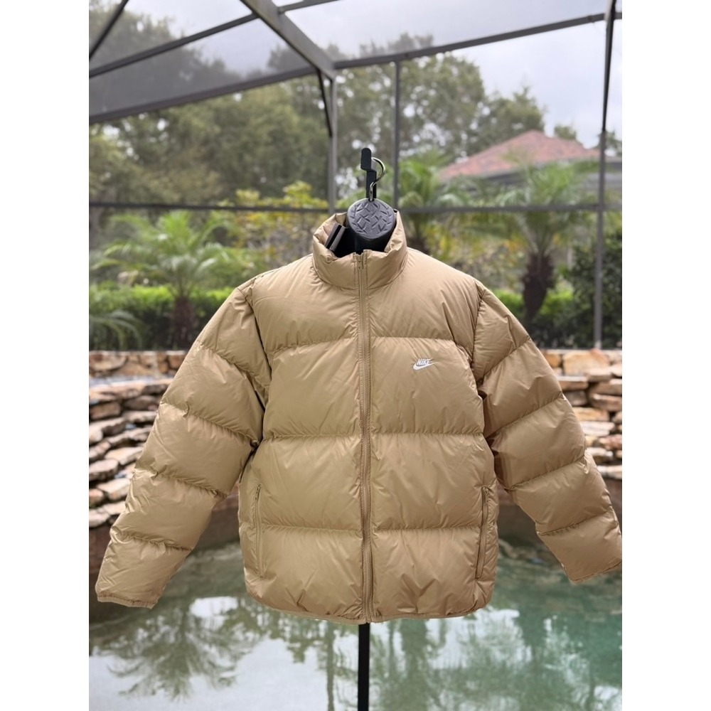 Nike Mens Storm-FIT Windrunner 650 Down Puffer Jacket Khaki IB2975-297 Size XL